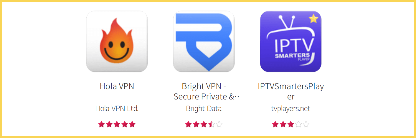 VPN-приложения в LG Content Store